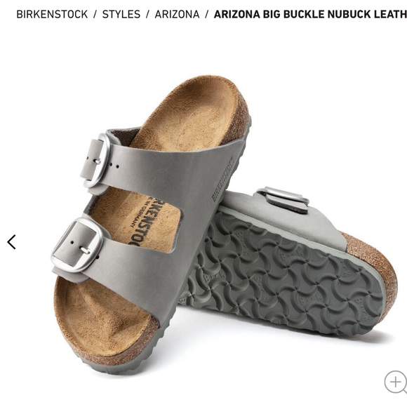 Arizona Big Buckle
Nubuck Leather
Dove Gray women size 36 US 6 - Picture 4 of 16